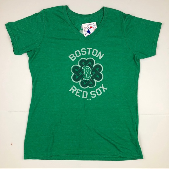 Genuine Merchandise Other - Green V Neck Boston Red Sox Shirt Size 2XL NWT